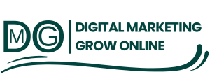 Horizontal Logo of DMGO, which represent the digital marketing service providing internet marketing agency