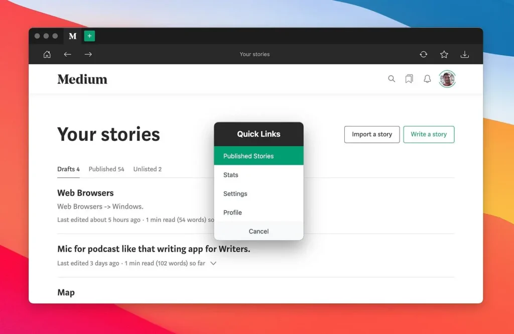 Medium - Free Blogging Platform for Beginners and Experts