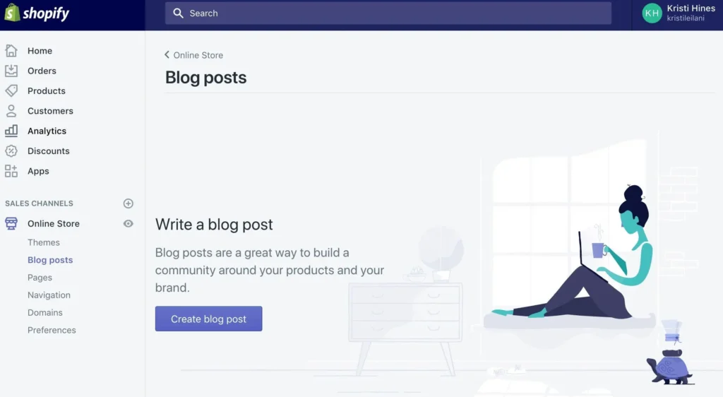 Shopify For Blogging and Business
