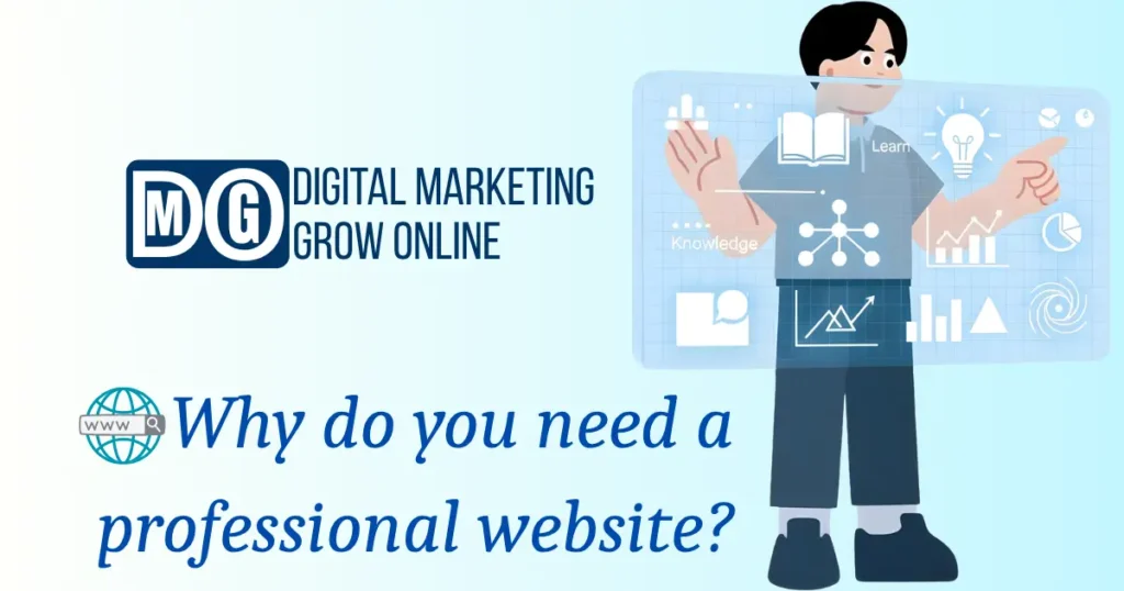 Why do small businesses need a professional website today?
