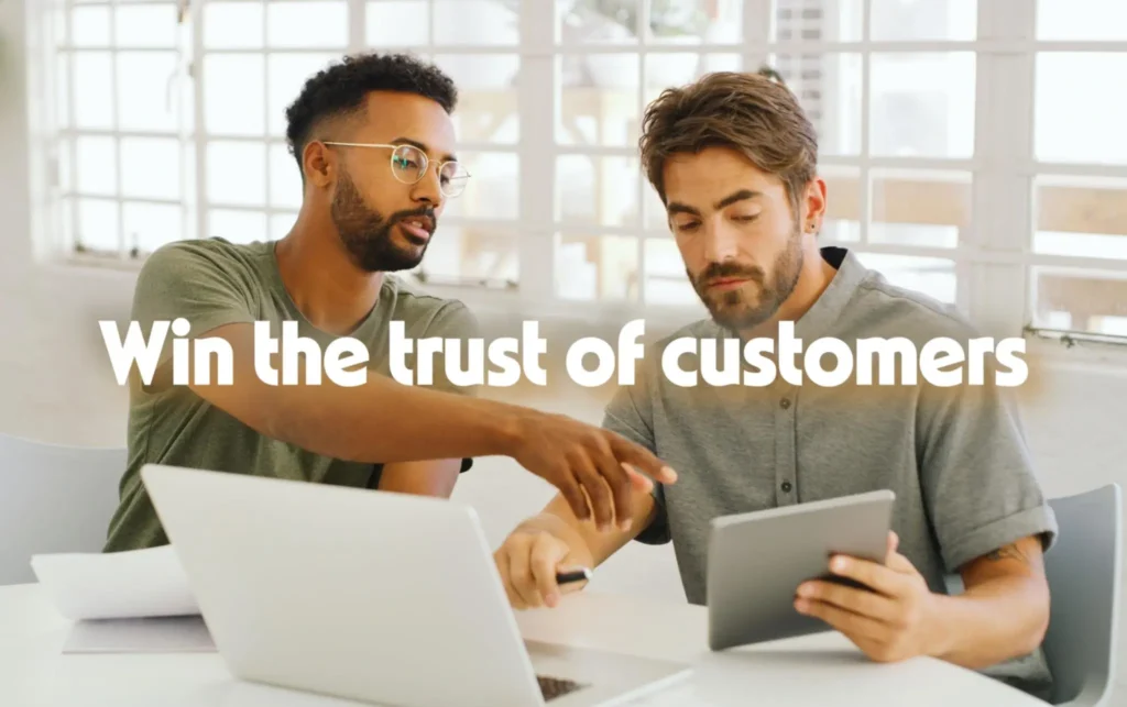 A professional website instantly inspires trust in customers.